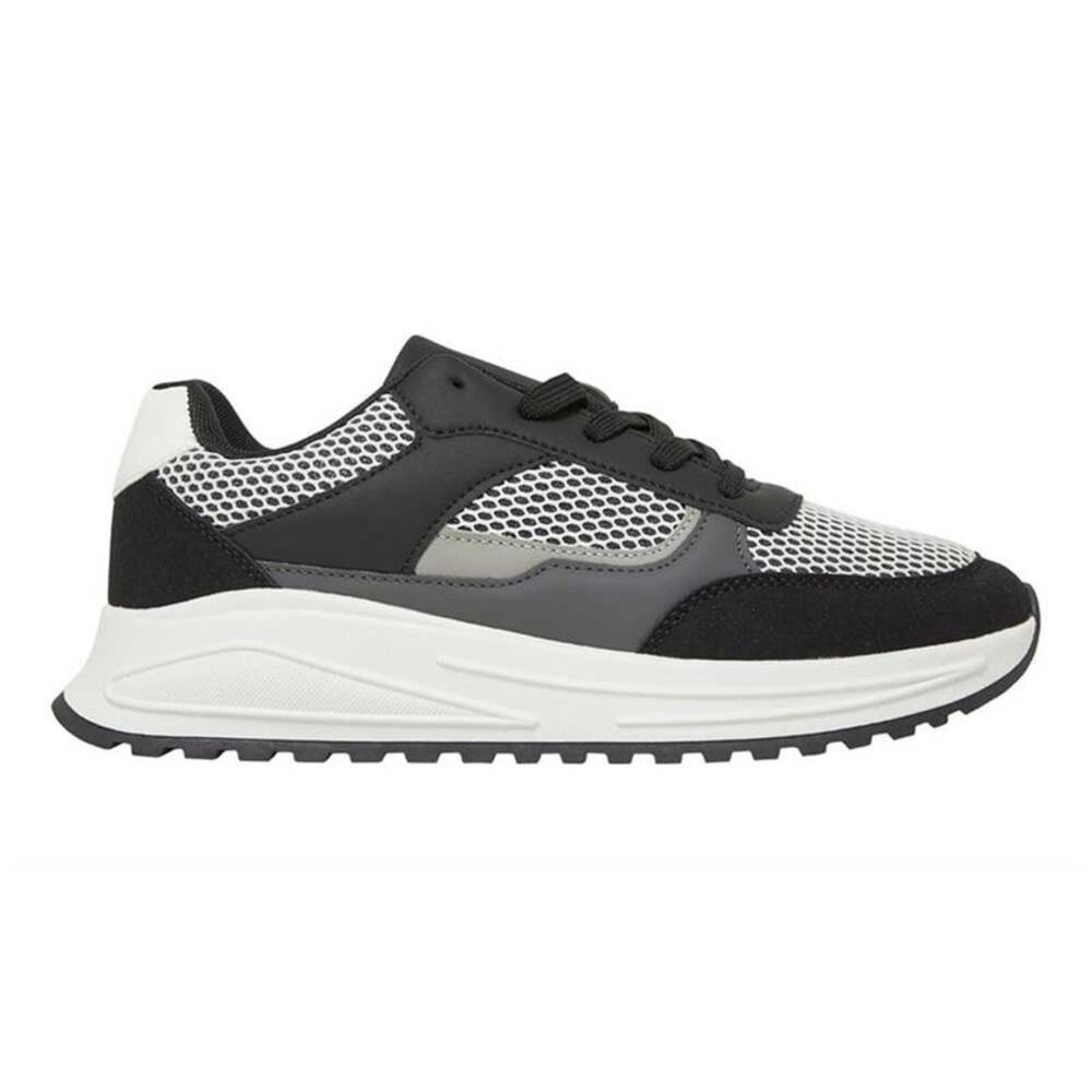 Brave Soul Mens Ontario Lace Up Sneakers / Gray/Black/Charcoal